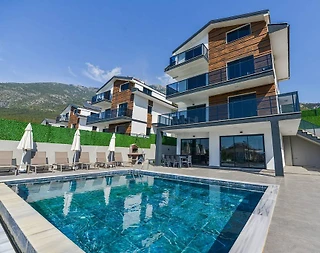 Fethiye Ölüdeniz'de Çocuk Oyun Alanlı, Özel Havuzlu, Lüks Villa - 5