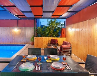 Kaş Yeşilköy'de Enfes Doğada, Özel Havuzlu, Jakuzili, Kiralık Villa - 4