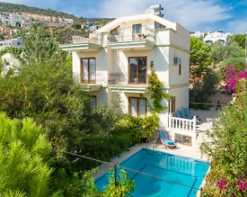 Kaş Kalkan'da Deniz Manzaralı, Özel Havuzlu, Kiralık Villa - 2