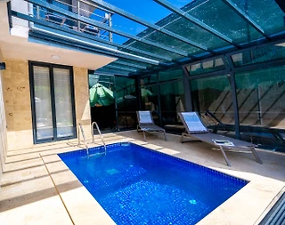 Kaş Patara'da Sessiz ve Sakin Konumda, Özel Havuzlu, Lüks Villa - 3