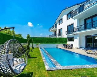 Muğla Seydikemer'de Doğa Manzaralı, Özel Havuzlu, 6 Kişilik Villa - 5