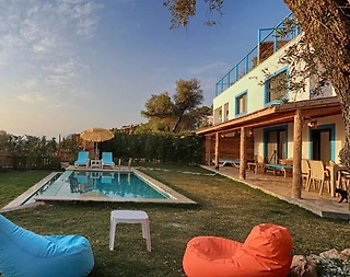 Fethiye Faralya'da Muhteşem Deniz Manzaralı, Özel Havuzlu, İkiz Villa - 4