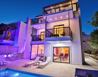 Kaş Kalkan'da Denize ve Merkeze Yakın, Özel Havuzlu, Kiralık Villa - 1