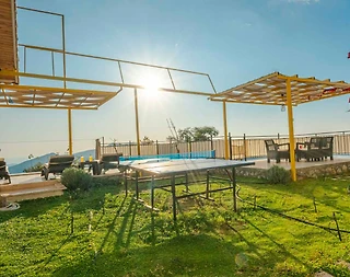 Kaş İslamlar'da Otantik Tasarımlı,  Özel Havuzlu, 4 Kişilik, Taş Villa - 5