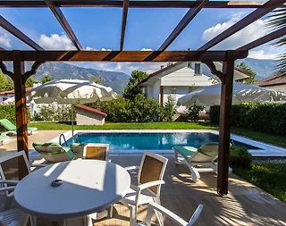 Fethiye Ölüdeniz'de Denize Yakın, Özel Havuzlu, 8 Kişilik Villa - 4