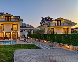 Fethiye Ölüdeniz'de Sakin Konumda, Özel Havuzlu, 4+1 Lüks Villa - 2