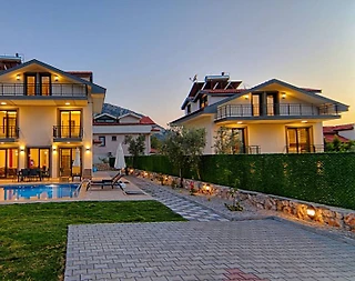 Fethiye Ölüdeniz'de Sakin Konumda, Özel Havuzlu, 4+1 Lüks Villa - 2