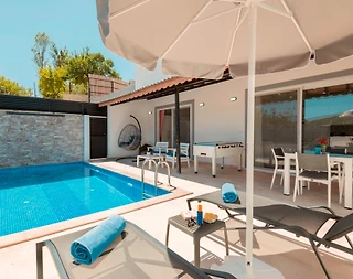 Kaş İslamlar'da Muhteşem Doğada, Özel Havuzlu, Balayı Villası - 2