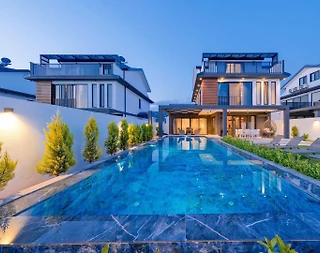 Fethiye Çiftlik'te Doğayla İç İçe, Açık ve Kapalı Havuzlu, Kiralık Villa - 2