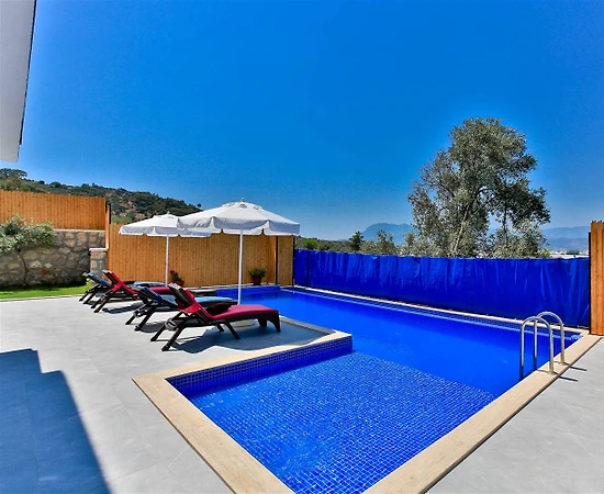 Kaş Patara'da Nezih Konumda, Özel Havuzlu, Modern Villa - 1