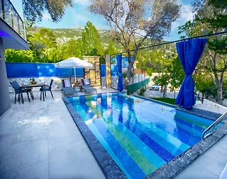 Kaş İslamlar'da Doğa İçerisinde, Özel Havuzlu, Saunalı Villa - 4
