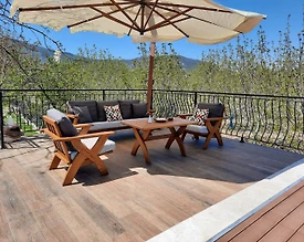 İzmir Selçuk'ta Yeşillikler İçinde, Özel Havuzlu, Jakuzili, Taş Villa - 3