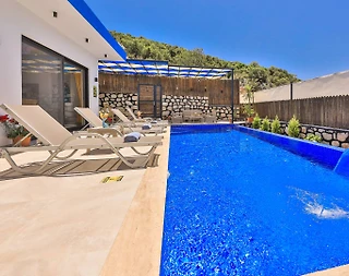 Kaş İslamlar'da Huzur Dolu Doğada, Özel Havuzlu, Kiralık Villa - 4