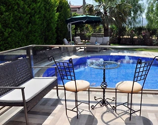 Fethiye Ölüdeniz'de Muhteşem Konumda, Özel Havuzlu, Taş Villa - 3