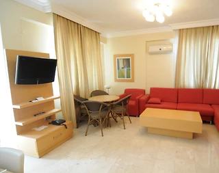 Alanya'da Tesis İçerisinde, Ücretsiz Aqua Parklı, Lüks 3+1 Tatil Evi - 4