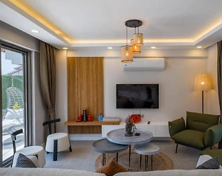 Fethiye'de Ferah Bahçeli, Özel Havuzlu, Jakuzili Villa - 5