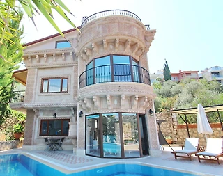 Kaş Kalkan'da Eşsiz Deniz Manzaralı, Özel Havuzlu, 3+1 Villa - 3