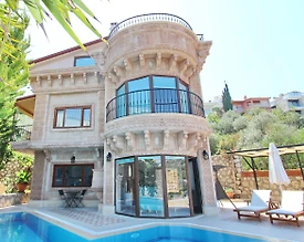 Kaş Kalkan'da Eşsiz Deniz Manzaralı, Özel Havuzlu, 3+1 Villa - 3