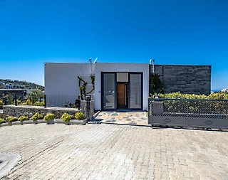 Muğla Bodrum'da Muhteşem Deniz Manzaralı, Özel Havuzlu, 3+1 Villa - 5