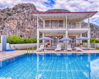 Ortaca Dalyan'da Doğa Manzaralı, Özel Havuzlu, Modern Tasarımlı Villa - 3
