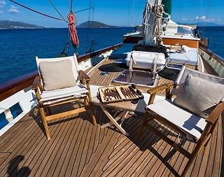 Bodrum'da Modern Tasarımlı, 3 Kabinli, Ferah Gulet - 5