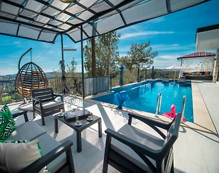 Kaş İslamlar'da Doğayla Baş Başa, Özel Havuzlu, Lüks Villa - 4