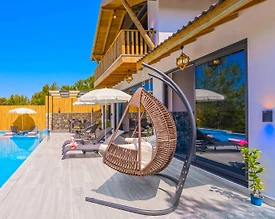 Kaş İslamlar'da Harika Doğa İçerisinde, Kapalı Havuzlu, Jakuzili Villa - 2
