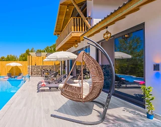 Kaş İslamlar'da Harika Doğa İçerisinde, Kapalı Havuzlu, Jakuzili Villa - 2