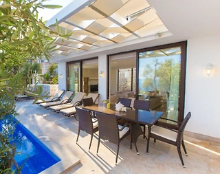 Kalkan'da Merkeze Yürüyüş Mesafesinde, Özel Havuzlu, Göz Alıcı Villa - 5