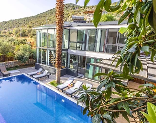 Kalkan Ulugöl'de Muhteşem Doğa İçerisinde, Jakuzili, Kiralık Villa - 1