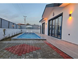 Fethiye Çiftlik'te Bahçeli, Özel Havuzlu, Modern Villa - 1