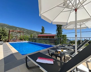 Kaş İslamlar'da Şehrin Gürültüsünden Uzak, Özel Havuzlu, Kiralık Villa - 3