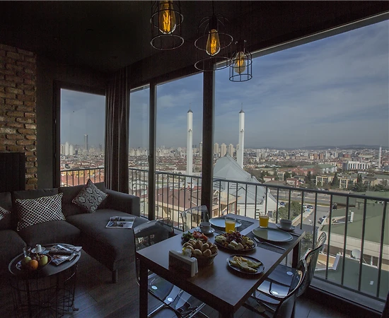 İstanbul Ataşehir'de Muhteşem Manzaralı, Köşe Suite - 1