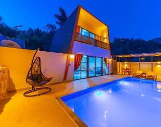 Kalkan İslamlar'da Eşsiz Doğada, Özel Havuzlu, Balayı Villası - 1