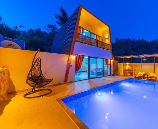 Kalkan İslamlar'da Eşsiz Doğada, Özel Havuzlu, Balayı Villası - 1