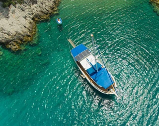 Fethiye'nin Masmavi Sularında, Lüks Yapım Gulet - 1