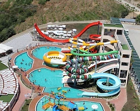 Antalya Alanya'da Ücretsiz Aqua Park Kullanımına Sahip, Lüks Tatil Evi - 3