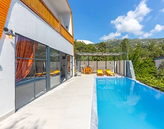 Kalkan İslamlar'da Eşsiz Doğada, Özel Havuzlu, Balayı Villası - 4