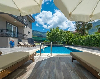 Fethiye Ölüdeniz'de Nezih Konumda, Özel Havuzlu, Kiralık Villa - 5