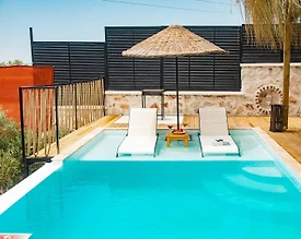 Kaş İslamlar'da Enfes Deniz Manzaralı, Özel Havuzlu, Tiny House - 3