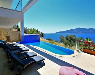 Kaş Kalkan'da Denize Yakın, Özel Havuzlu, Görkemli Villa - 5