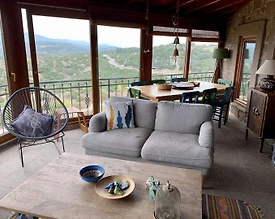 Çanakkale Behram'da Muhteşem Vadi Manzaralı, 8 Kişilik, Tarihi Taş Ev - 2