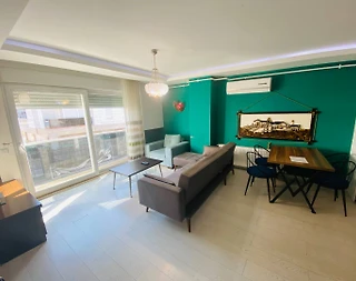 Konyaaltı Gürsu'da Plaja Yakın, Şehir Manzaralı, 1+1 Kiralık Suit - 2