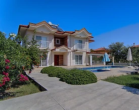 Dalyan'da Muhteşem Doğada, Yetişkin ve Çocuk Havuzlu, 8 Kişilik Villa - 2