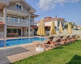 Ortaca Dalyan'da Merkezi Konumda, Özel Havuzlu, 10 Kişilik Villa - 3