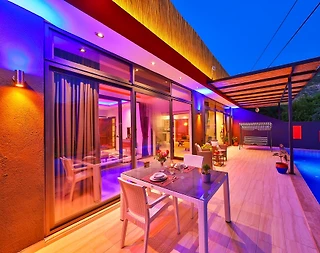 Kaş İslamlar'da Doğa İle İç İçe, Kapalı Havuzlu, Balayı Villası - 3