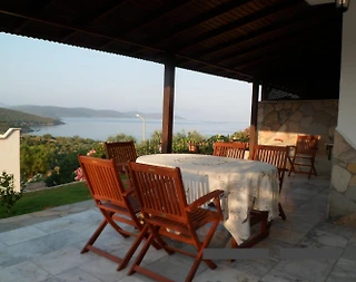 Milas Boğaziçi'nde Özel Plajlı Sitede, Manzaralı, 4+1 Villa - 4