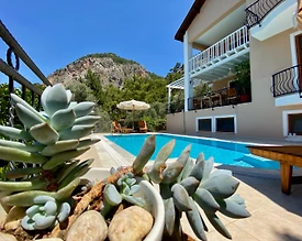 Fethiye Göcek'te Deniz Manzaralı, Özel Havuzlu, Konforlu Villa - 3