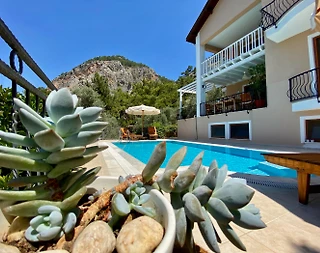 Fethiye Göcek'te Deniz Manzaralı, Özel Havuzlu, Konforlu Villa - 3