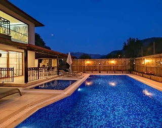 Fethiye Kayaköy'de Doğayla İç İçe, Özel Havuzlu, Jakuzili Villa - 3